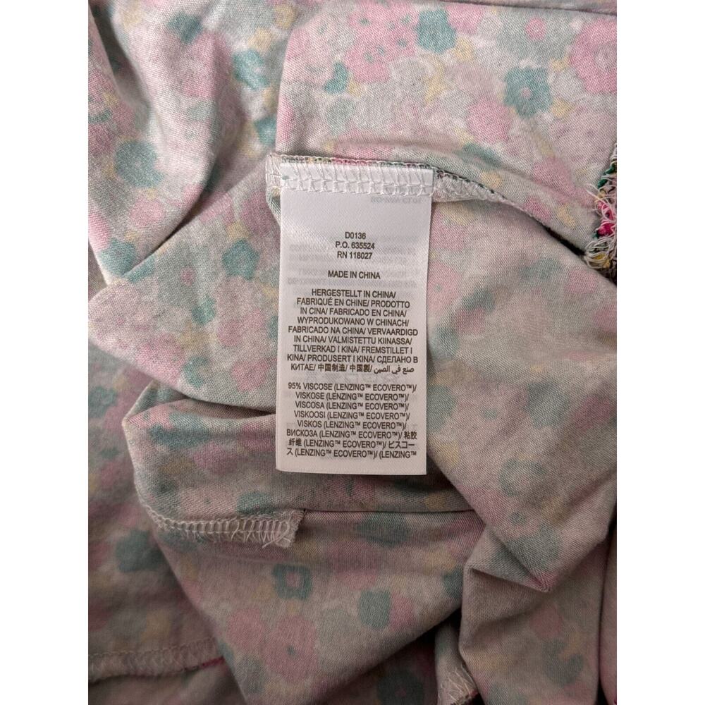 Boden Dress Womens Jersey V Neck Prairie Floral Short Sleeve Size 8 - Picture 8 of 9